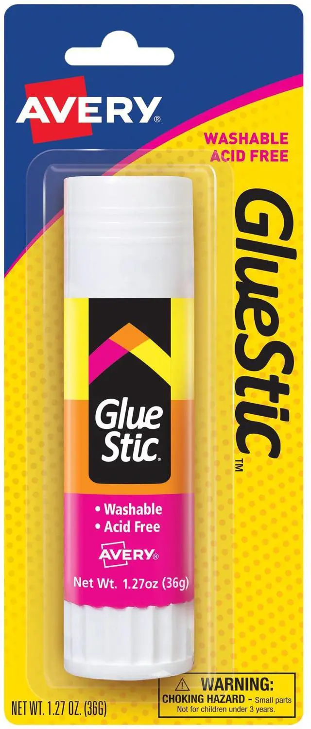 Main image of Glue Stic - Washable, Glue Sticks for Classroom, Crafting, and Office Use, 1.27 oz., 1 Stick, White (00191)