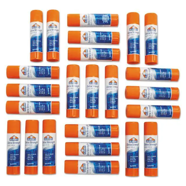 Alt view image 5 of 6 - Extra Strength Glue Sticks, Washable, 8 Grams, 24 Count - Poster, Vision Board, Back to School Supplies, #1 Teacher Brand