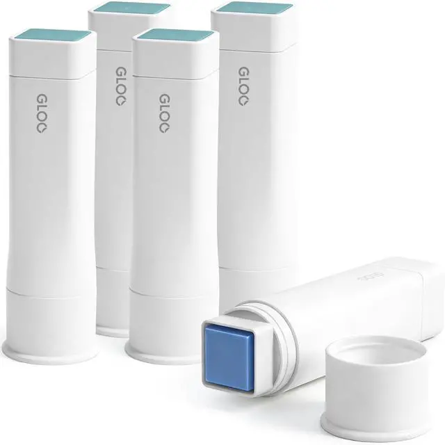 Main image of Gloo Square Glue Stick, Color Disappearable, Small Size, Pack of 5 (TA-G311-5P)