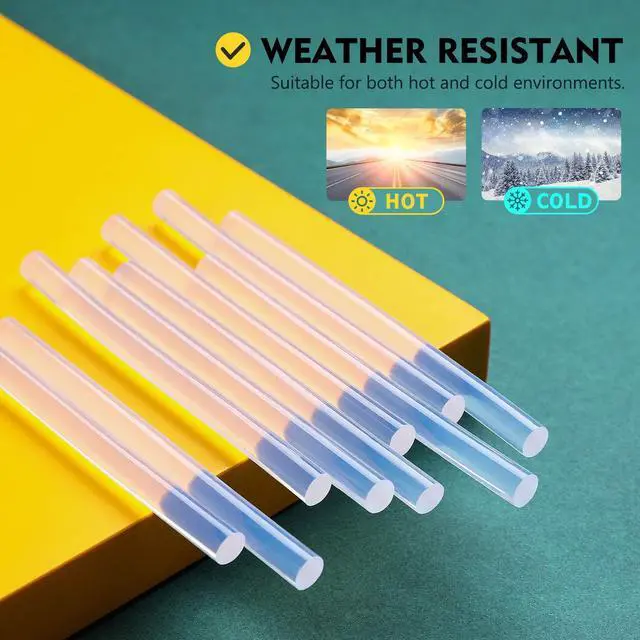 Alt view image 2 of 7 - Mini Hot Glue Gun Sticks, 300 Pack Hot Melt Glue Sticks