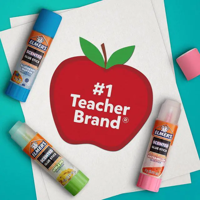 Alt view image 4 of 6 - Scented Glue Sticks Washable Clear Assorted Scents 6 Grams 6 Packs of 4 (24 Total Count)
