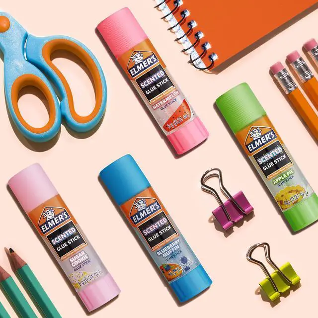 Alt view image 5 of 6 - Scented Glue Sticks Washable Clear Assorted Scents 6 Grams 6 Packs of 4 (24 Total Count)
