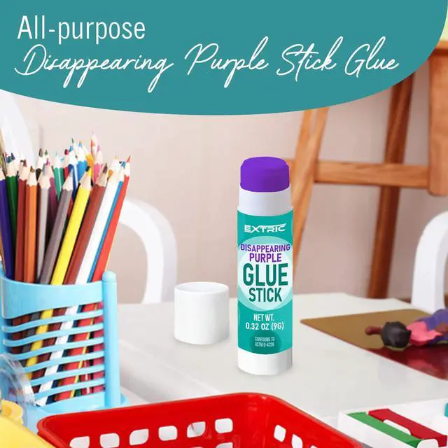 Alt view image 5 of 7 - Glue Sticks Bulk Classroom 24 PK Purple Glue for Kids 0.32 OZ