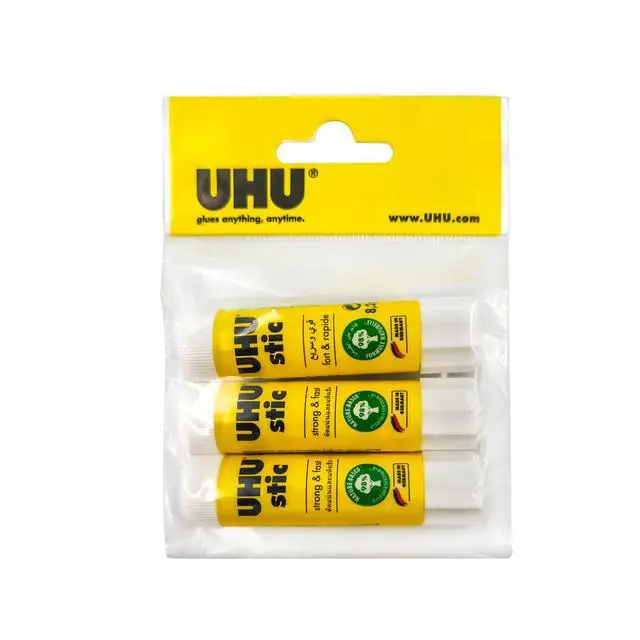 Alt view image 2 of 7 - Stic Glue Stick - Solvent Free - Clear Application - 8G - Pack of 3