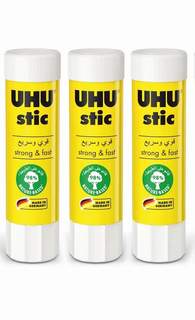 Alt view image 5 of 7 - Stic Glue Stick - Solvent Free - Clear Application - 8G - Pack of 3