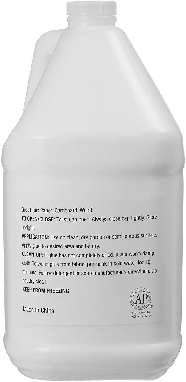 Alt view image 3 of 5 - All Purpose Washable School Craft Liquid Glue for Making Slime, Arts and Crafts, White, 1 Gallon, Single Pack