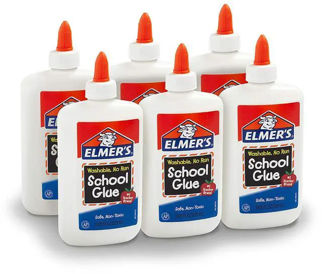 Main image of Liquid School Glue, Washable, 7.6 Ounces, 6 Count - Great for Making Slime, Back to School, Classroom Supplies, #1 Teacher Brand