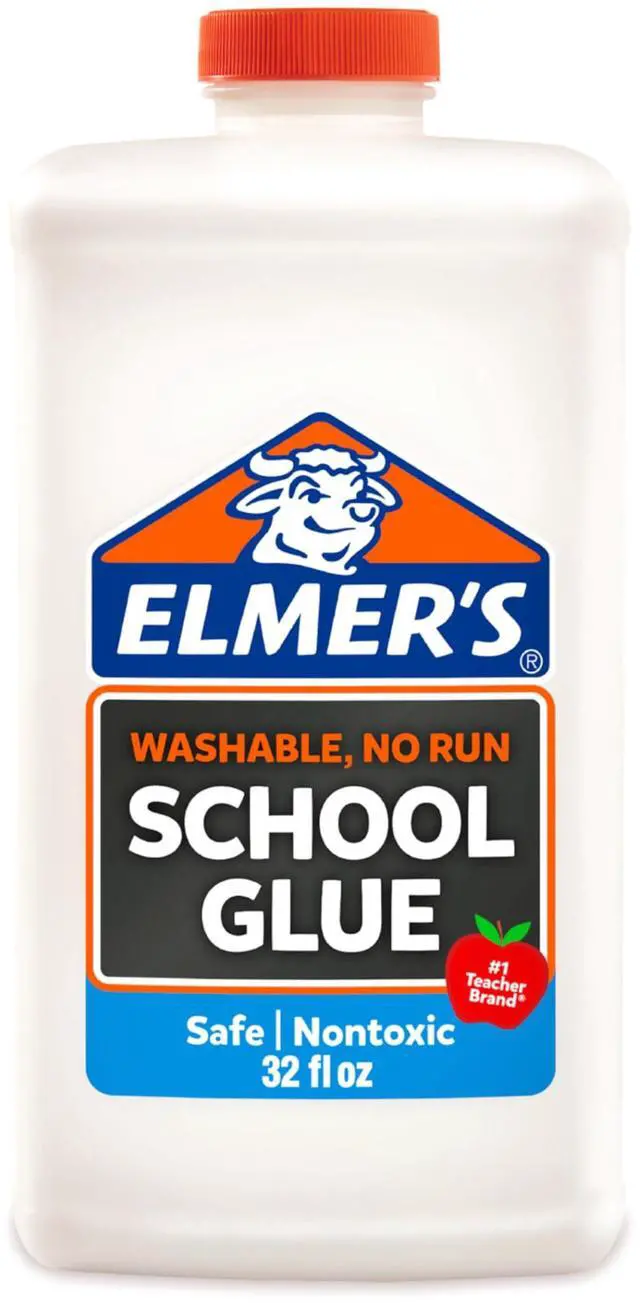 Main image of Liquid School Glue, White, Washable, 32 Ounces - Great for Making Slime, Arts & Crafts, Back to School, #1 Teacher Brand