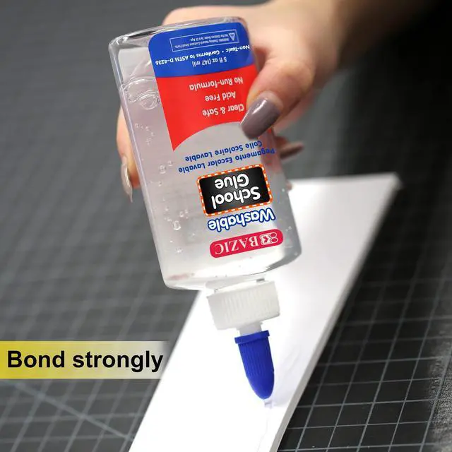 Alt view image 2 of 7 - Washable Clear School Glue, 5 Fl Oz, 2-Pack
