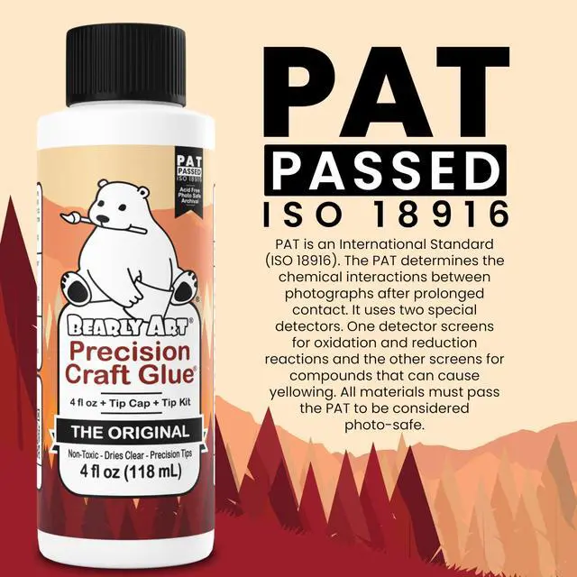 Alt view image 5 of 6 - Precision Craft Glue - The Original - 4fl oz - Tip Kit Included - Dries Clear - Metal Tip - Wrinkle Resistant - Flexible and Crack Resistant - Strong Hold Adhesive - Made in USA