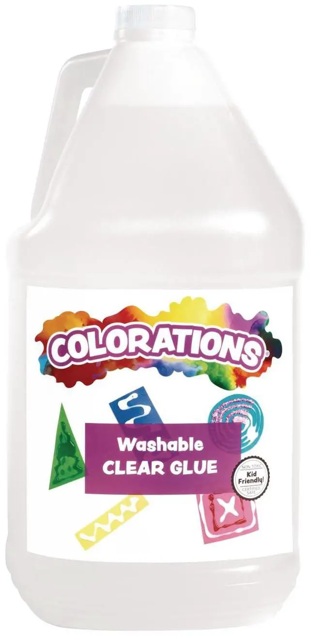 Main image of Washable Clear Glue, 1 Gallon, Non-Toxic, Great for Slime
