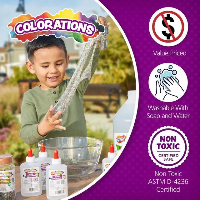 Alt view image 3 of 7 - Washable Clear Glue, 1 Gallon, Non-Toxic, Great for Slime
