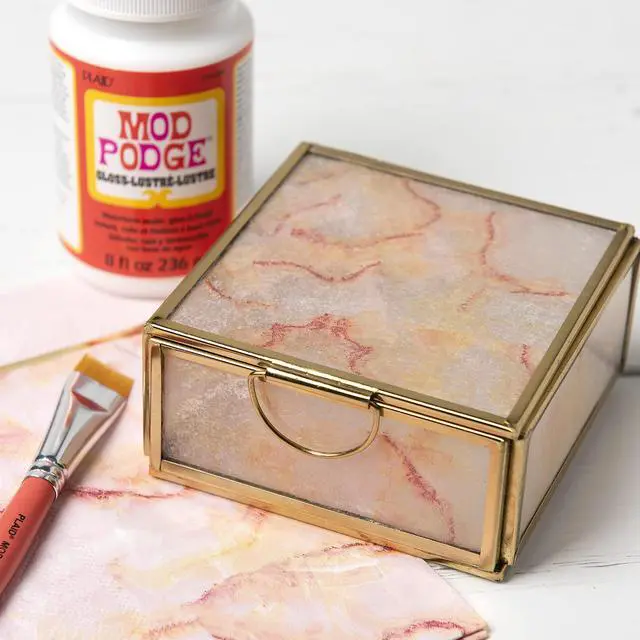 Alt view image 7 of 7 - Gloss Sealer, Glue & Finish: All-in-One Craft Solution- Quick Dry, Easy Clean, for Wood, Paper, Fabric & More. Non-Toxic - Craft with Confidence, Made in USA, 16 oz., Pack of 1