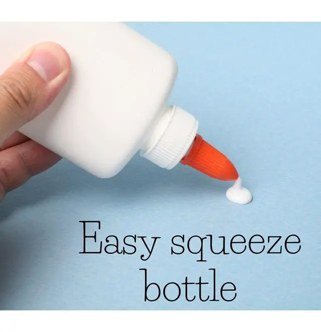 Alt view image 2 of 6 - White Glue Bottles, Washable School Glue White, No-Run 4 oz. 4/Pack