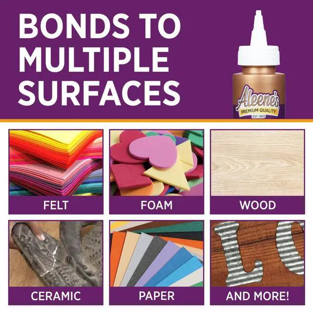 Alt view image 4 of 7 - Original Tacky Glue, All Purpose Adhesive, Perfect for Crafts and DIY Projects, Dries Fast and Clear, 2 fl oz 6-Pack
