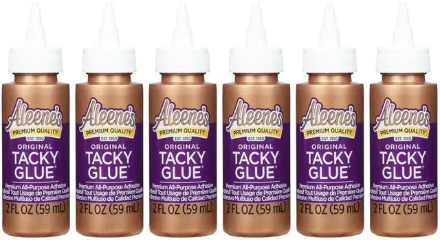 Main image of Original Tacky Glue, All Purpose Adhesive, Perfect for Crafts and DIY Projects, Dries Fast and Clear, 2 fl oz 6-Pack