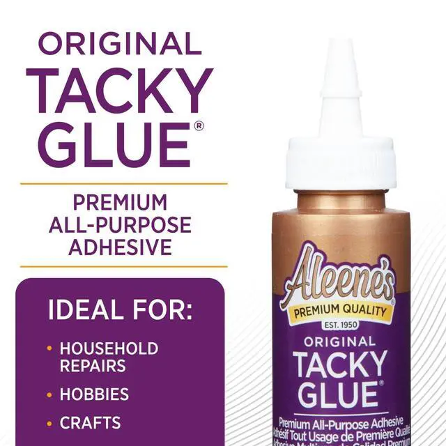 Alt view image 5 of 7 - Original Tacky Glue, All Purpose Adhesive, Perfect for Crafts and DIY Projects, Dries Fast and Clear, 2 fl oz 6-Pack