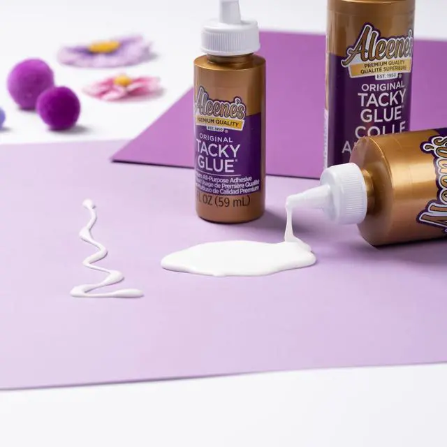 Alt view image 6 of 7 - Original Tacky Glue, All Purpose Adhesive, Perfect for Crafts and DIY Projects, Dries Fast and Clear, 2 fl oz 6-Pack