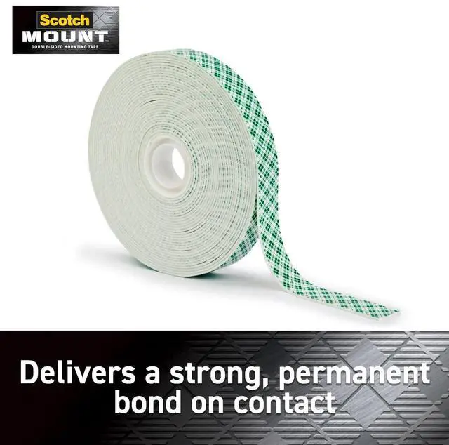 Alt view image 2 of 7 - Indoor Double-Sided Mounting Tape, White, 1 Roll