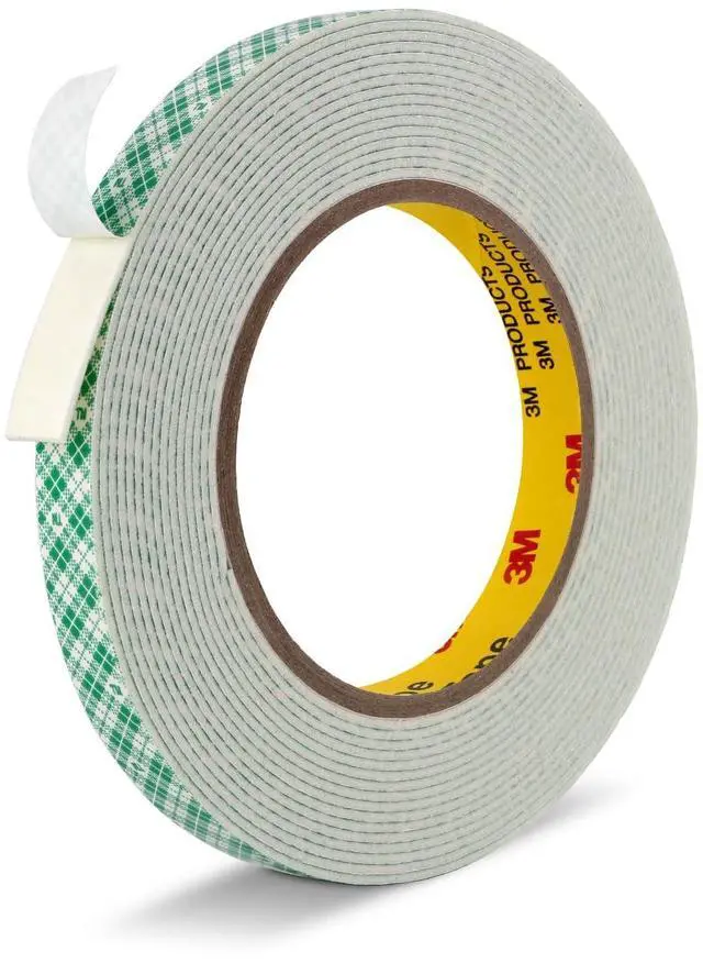 Main image of 3M Double Sided Tape, 1/2" x 18Ft Foam Tape, 4032, Off White