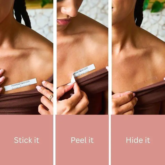 Alt view image 6 of 7 - Double Sided Clothing & Body Tape, 50 Strips