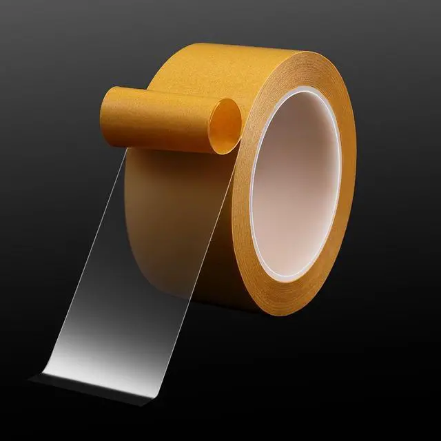 Main image of Ultra-Thin Clear Double Sided Tape Heavy Duty 2 Inch x 82 Feet Strong Clear Two Sided Mounting Tape for LCD Screen Repair, LED, Crafts, Posters, Scrapbook, Woodworking, Carpet, Clothes, Residue Free