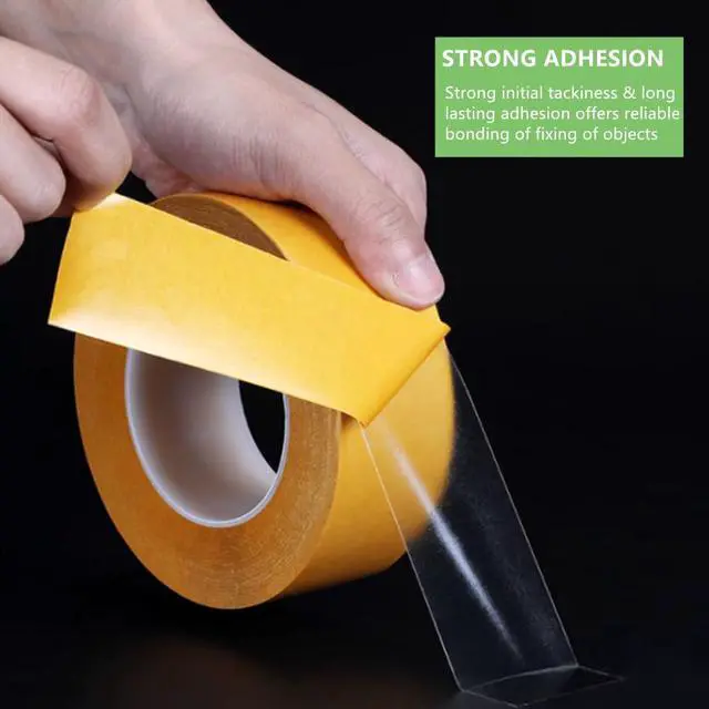 Alt view image 2 of 7 - Ultra-Thin Clear Double Sided Tape Heavy Duty 2 Inch x 82 Feet Strong Clear Two Sided Mounting Tape for LCD Screen Repair, LED, Crafts, Posters, Scrapbook, Woodworking, Carpet, Clothes, Residue Free