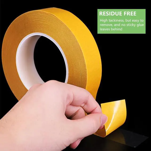 Alt view image 4 of 7 - Ultra-Thin Clear Double Sided Tape Heavy Duty 2 Inch x 82 Feet Strong Clear Two Sided Mounting Tape for LCD Screen Repair, LED, Crafts, Posters, Scrapbook, Woodworking, Carpet, Clothes, Residue Free