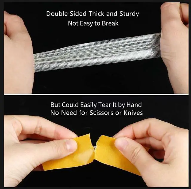 Alt view image 4 of 7 - High Adhesive Double Sided Tape Heavy Duty,1Pack x 2" x 66FT