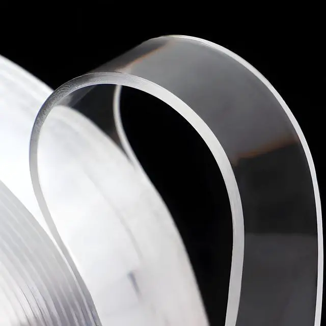 Alt view image 4 of 7 - 4Rolls, Nano Double Sided Mountinging Tape, Adhesive-self Heavy Duty Tape, 2 Sides Sticky Tack Tape, 0.7in×10fts, 40fts Total Long