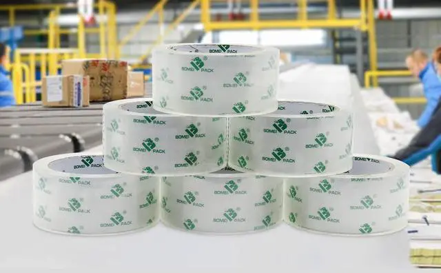 Alt view image 6 of 6 - Crystal Clear Packing Tape, Packaging Tape Refill Rolls, 6 Rolls 2Mil x1.88 60 Yards for Sealing, Moving, Shipping, Office&Storage