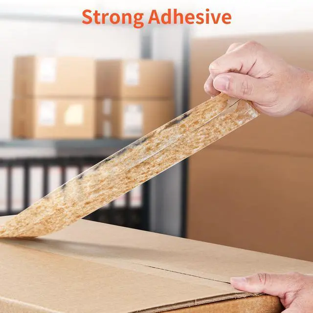 Alt view image 3 of 7 - 6 Rolls Crystal Clear Packing Tape, 328 Yards Heavy Duty Packaging Tape Refills for Shipping Packaging Mailing Moving Supplies, 1.88 inch x 54.6 Yards