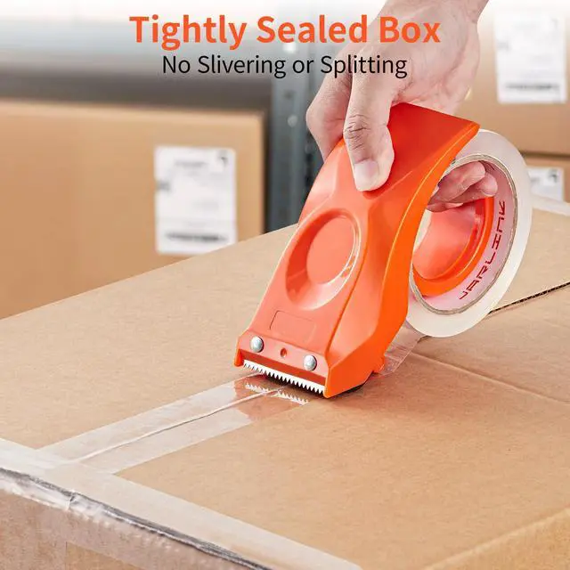 Alt view image 4 of 7 - 6 Rolls Crystal Clear Packing Tape, 328 Yards Heavy Duty Packaging Tape Refills for Shipping Packaging Mailing Moving Supplies, 1.88 inch x 54.6 Yards