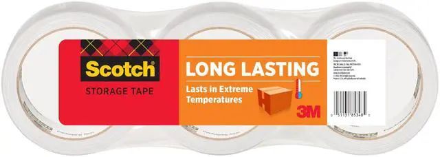 Main image of Long Lasting Storage Packing Tape, Clear, 1.88 in x 54.6 yd