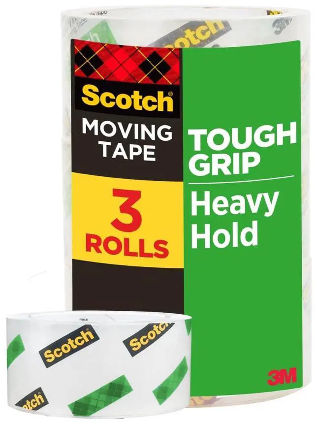 Main image of Tough Grip Moving Packing Tape, Clear, 1.88 in. x 38.2 yd.