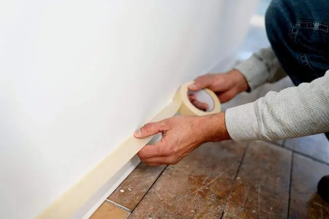 Alt view image 4 of 7 - Masking Tape, 3 Rolls, 0.70 in x 54.6 yd, Great for Everyday Use, Strong Adhesive, Tan Masking Tape (3436-3)