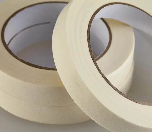 Alt view image 3 of 7 - Masking Tape 10 Pack General Purpose Beige White Color, 0.75 inch x 55 Yards x 10 Rolls (550 Total Yards), for Painting, Home, Office, School Stationery, Arts, Crafts etc. (3004)