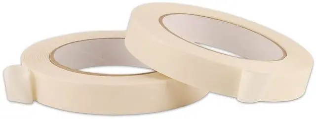 Main image of Masking Tape 3/4 inch, 2 Pack General Purpose Masking Tape, White Tapes for Painting, Arts, Crafts, 3/4 inch x 55 Yards x 2 Rolls (110 Total Yards)