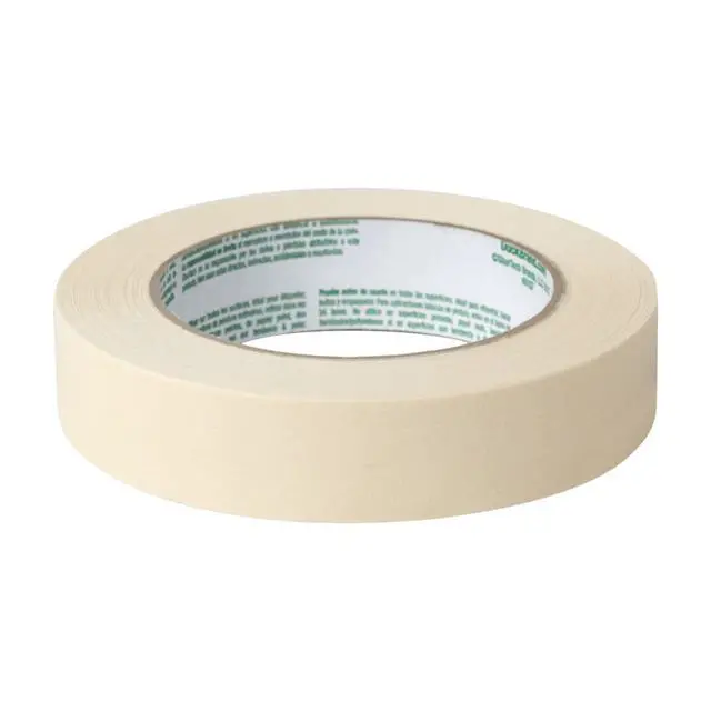 Alt view image 3 of 3 - Brand General Purpose Masking Tape 1 in. Wide (0.94 in x 60 yd), Strong Adhesion for Everyday Use, Beige, 2 Roll Pack (241577)