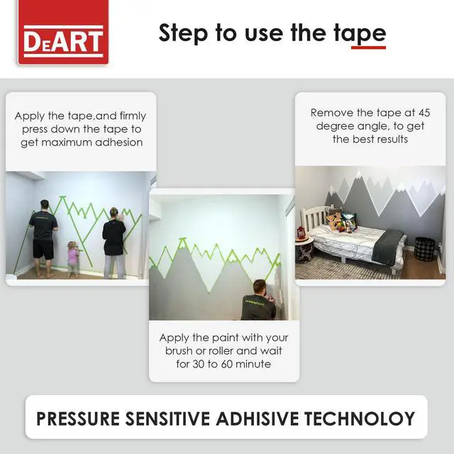 Alt view image 6 of 7 - Colored Masking Tape Painters Tape Writable 12, 8 or 6 Pack - 1 inch or 0.6 Inches for Arts & Crafts, Art Supplies, Whiteboard Tape Dry Erase Board Tape Craft Supplies (6, Large (20 Yd))