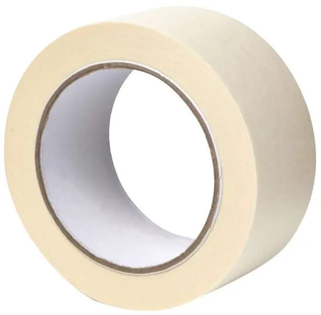 Alt view image 2 of 7 - Masking Tape, 2 Pack, 2 inches x 55 Yards (164 ft), General Purpose Beige Multi-Surface Tape for Painting, Labeling and Craft, 2 Rolls
