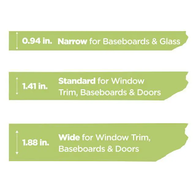 Alt view image 5 of 7 - 2060-1A 2060 Masking Tape, 1-Inch by 60-Yard, Green, 4 Pack