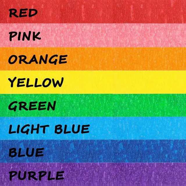 Alt view image 3 of 7 - 8 Rolls Colored Masking Tape Rainbow Painters Tape, 0.6 Inch x 16 Yard