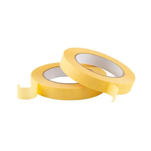Alt view image 3 of 7 - 10-Pack Automotive Refinish Masking Tape Yellow 18mm x 55m, Cars Vehicles Auto Body Paint Tape, Automotive Painters Tape Bulk Set 0.7-inch x 60 Yards x 10 Rolls