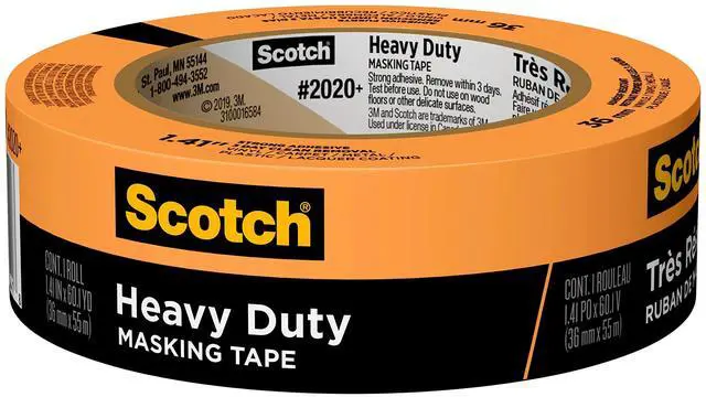 Main image of Heavy Duty Masking Tape, 1.41 in x 60.1 yd, 2020+-36AP, 1 roll