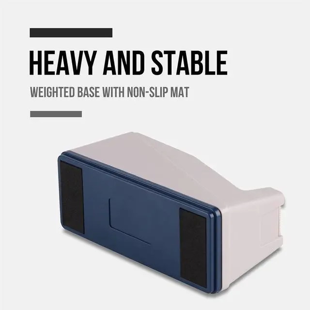 Alt view image 3 of 7 - Desktop Tape Dispenser Holder with Large 3 inch Core for Masking/Heat Transfer Sublimation/Painters and Freezer/Kitchen Tape,0128GY