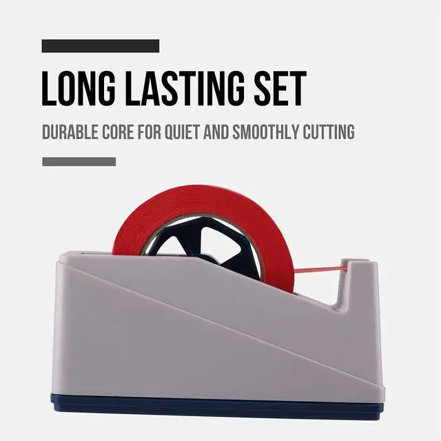Alt view image 7 of 7 - Desktop Tape Dispenser Holder with Large 3 inch Core for Masking/Heat Transfer Sublimation/Painters and Freezer/Kitchen Tape,0128GY