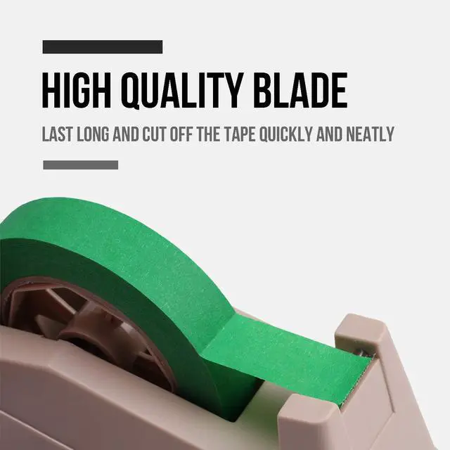Alt view image 5 of 7 - Desktop Tape Dispenser Holder with Large 3 Inch Core for Masking, Heat Transfer, Painters, Freezer, Kitchen Tape