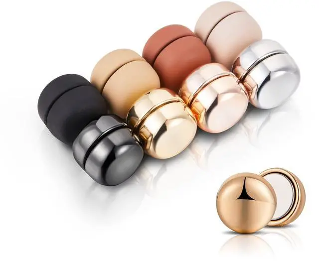 Main image of 8 Pairs Premium Strong Hijab Magnetic Pins, No-Snag Multi-Use Hijab Magnets, Professional Pinless Magnetic Hijab Pins, Shiny and Matte Style Pack