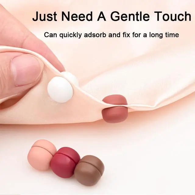 Alt view image 3 of 7 - 12 Pairs of Multi-Purpose Magnetic Pins, Needleless Safety, Clothe, Bag